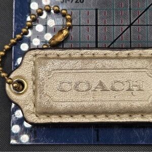 Coach Gold Hangtag